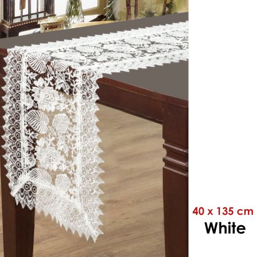 Leaf Lace Table Runner 40 x 135 cm