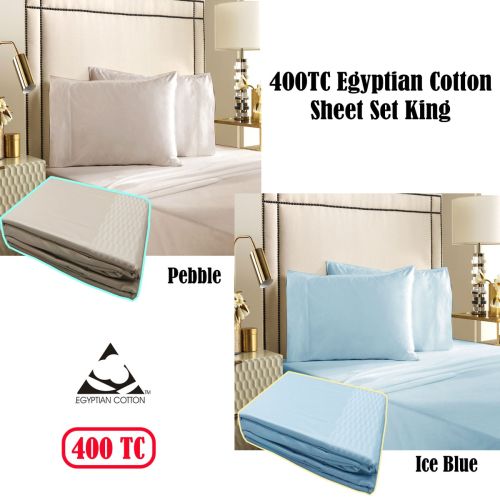 400TC Egyptian Cotton Sheet Set King