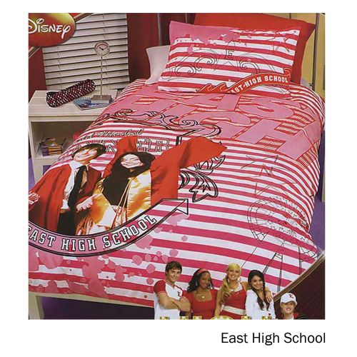 Teenager Musical Licensed Quilt Cover Set Single by Disney