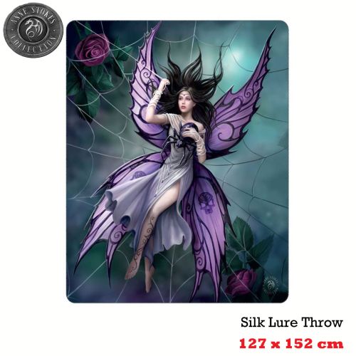 Anne Stokes The Blessing Angel Fairy Fantasy Goth Polar Fleece Throw Rug Blanket 