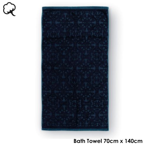 Tile de Pip Dark Blue Towel or Wash Mitt by PIP Studio