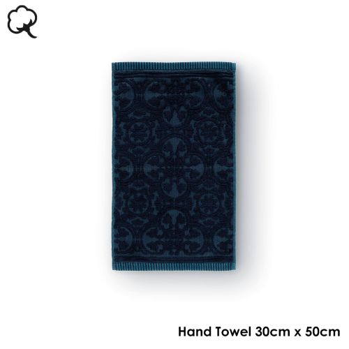 Tile de Pip Dark Blue Towel or Wash Mitt by PIP Studio