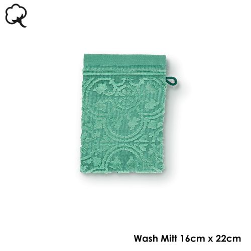 Tile de Pip Green Towel or Wash Mitt by PIP Studio