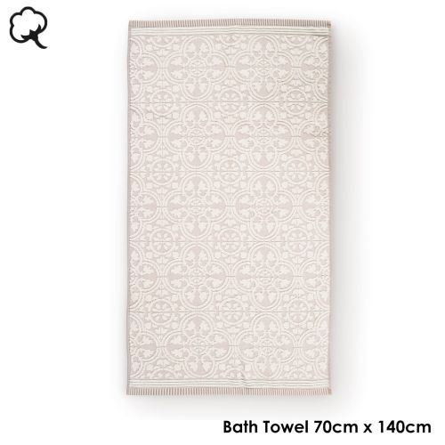 Tile de Pip Khaki Towel or Wash Mitt by PIP Studio