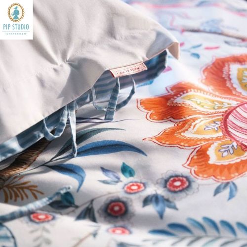 Tree of Life White 100% Cotton Quilt Cover Set by PIP Studio