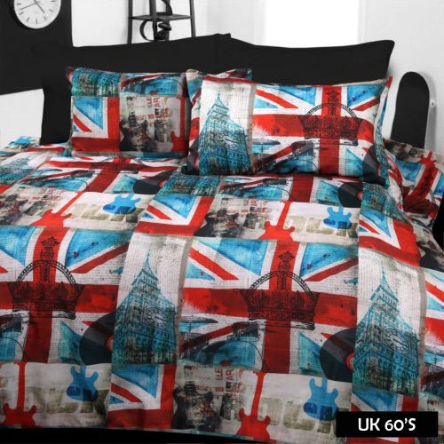 UK 60's Quilt Cover Set by Big Sleep