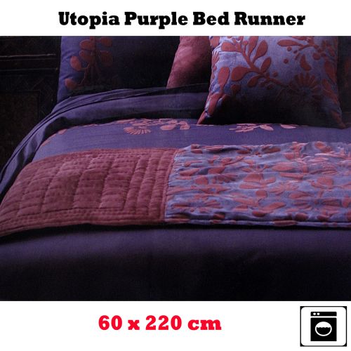 Utopia Purple Bed Runner by Accessorize