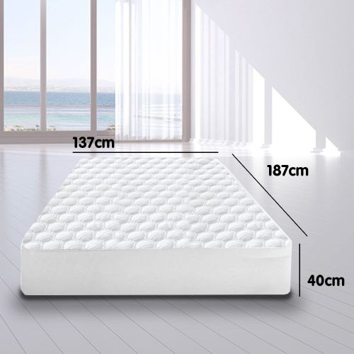 Laura Hill Luxury Cool Max Comfortable Fully Fitted Bed Mattress Protector Queen