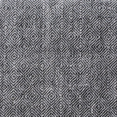 Sentosa 100% Linen with Jacquard Weave Quilt Cover Set Twilight Queen by Vintage Design Homewares