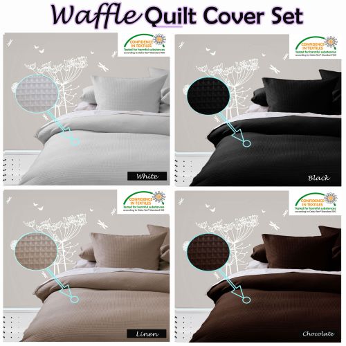 Waffle Quilt Cover Set by Kingdom