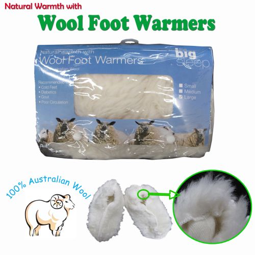 Wool Foot Warmers by Big Sleep