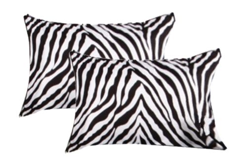 Zebra Standard Pillowcase x 2